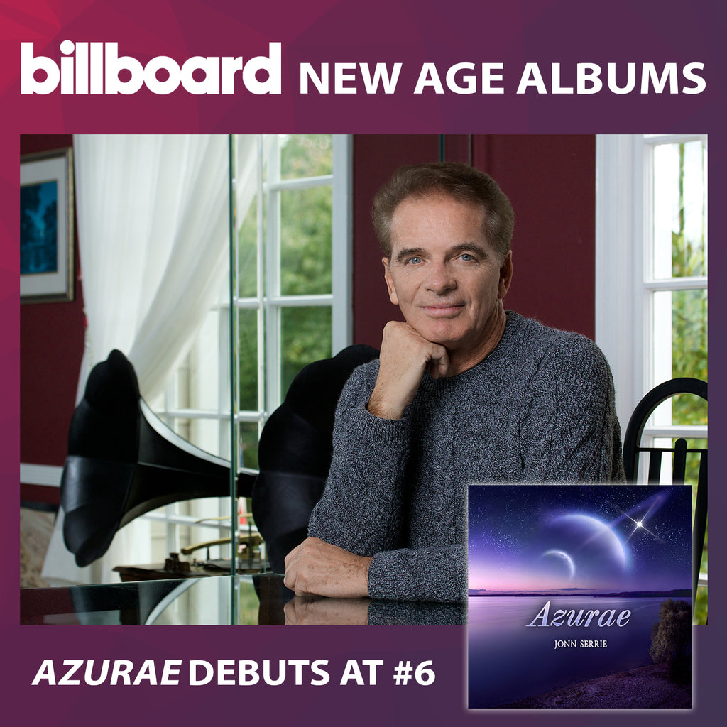 Jonn Serrie's "Azurae" Debuts on the Billboard New Age Albums Chart