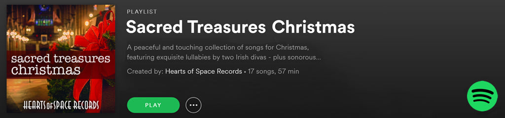 Sacred Treasures Christmas | Spotify Playlist