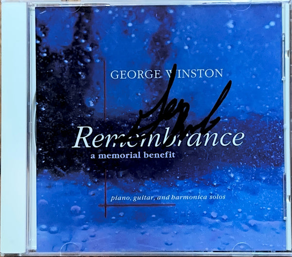 George Winston - Remembrance: A Memorial Benefit: Special Edition - Autographed CD