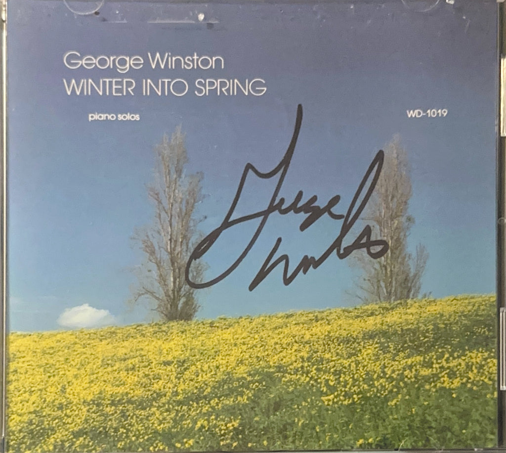 George Winston - Winter Into Spring - Autographed CD