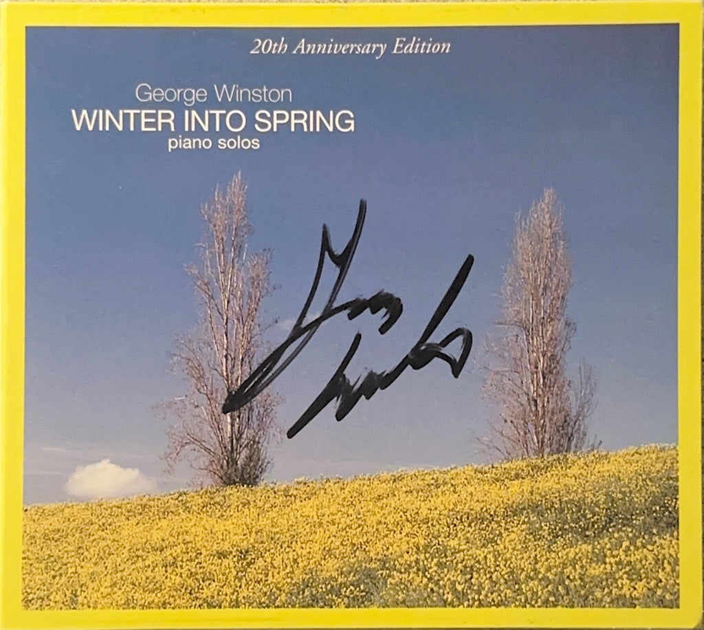George Winston - Winter Into Spring: 20th Anniversary Edition - Autographed CD