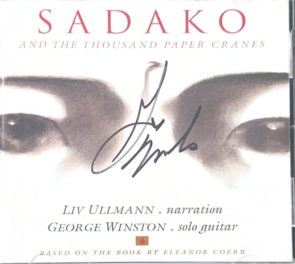 George Winston with Liv Ullmann - Sadako and the Thousand Paper Cranes - Autographed CD 2