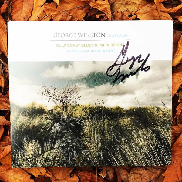 George Winston - Gulf Coast Blues & Impressions: A Hurricane Relief Benefit Autographed CD