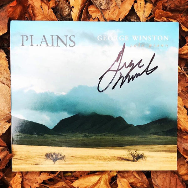 George Winston - Plains Autographed CD