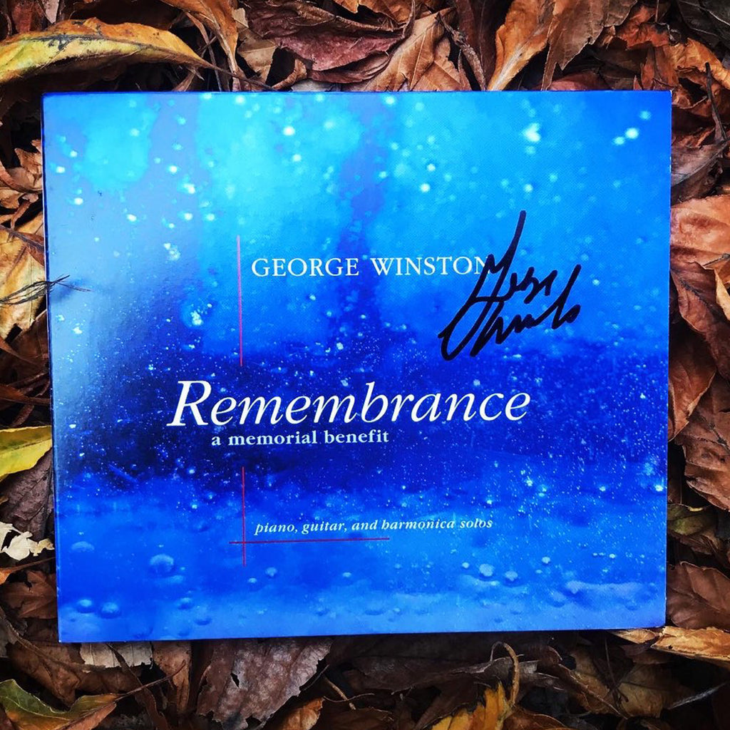George Winston - Remembrance: A Memorial Benefit: Special Edition Signed CD